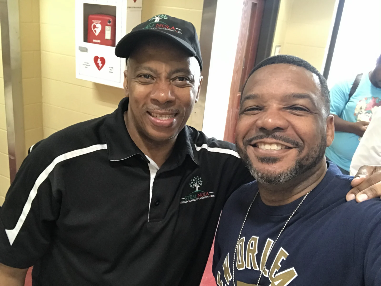 Wiley Brazier with Dr. Mackie